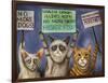 Cats on Strike-Leah Saulnier-Framed Giclee Print