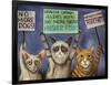 Cats on Strike-Leah Saulnier-Framed Giclee Print