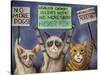 Cats on Strike-Leah Saulnier-Stretched Canvas