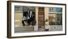 Cats on the steps of a clothing store, Downtown Haifa, Haifa, Israel-null-Framed Photographic Print