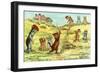 Cats Playing Golf-null-Framed Art Print