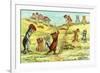 Cats Playing Golf-null-Framed Premium Giclee Print