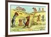 Cats Playing Golf-null-Framed Premium Giclee Print