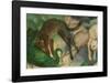 Cats Playing-Franz Marc-Framed Giclee Print