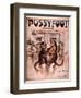 Cats Pussyfoot Fox Trot, USA, 1920-null-Framed Premium Giclee Print