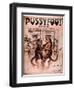 Cats Pussyfoot Fox Trot, USA, 1920-null-Framed Premium Giclee Print