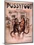 Cats Pussyfoot Fox Trot, USA, 1920-null-Mounted Premium Giclee Print