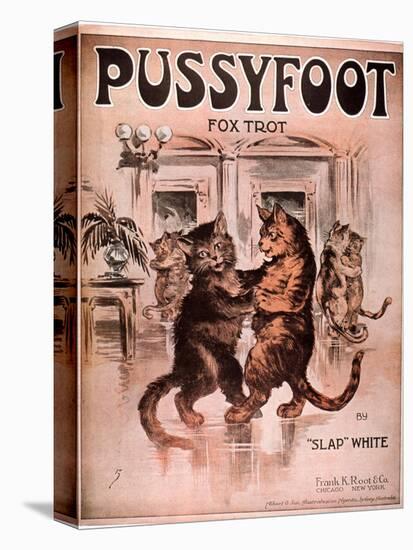 Cats Pussyfoot Fox Trot, USA, 1920-null-Stretched Canvas