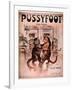 Cats Pussyfoot Fox Trot, USA, 1920-null-Framed Giclee Print