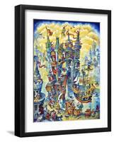 Cats Royale-Bill Bell-Framed Giclee Print