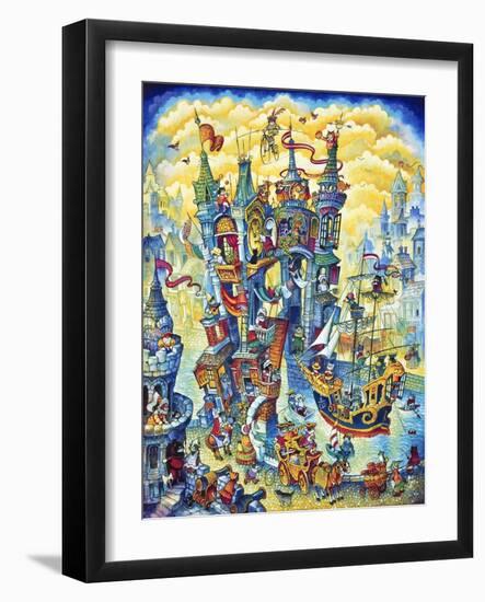 Cats Royale-Bill Bell-Framed Giclee Print