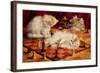 Cats with a Chess Board-Agnes Augusta Talboys-Framed Giclee Print