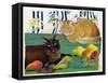Cats with Fruit-Anne Robinson-Framed Stretched Canvas