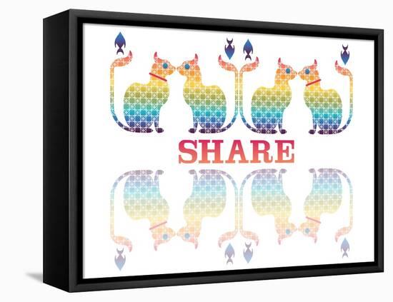 Cats-Mindy Howard-Framed Stretched Canvas