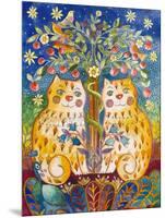 Catsin the Garden of Eden-Oxana Zaika-Mounted Premium Giclee Print