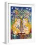 Catsin the Garden of Eden-Oxana Zaika-Framed Giclee Print