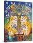 Catsin the Garden of Eden-Oxana Zaika-Stretched Canvas