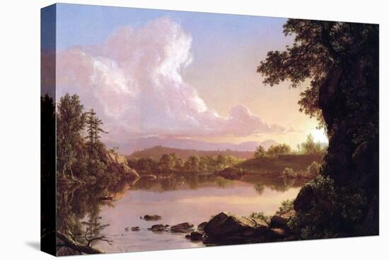 Catskill Creek-Frederic Edwin Church-Stretched Canvas