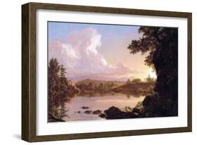 Catskill Creek-Frederic Edwin Church-Framed Art Print