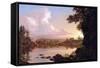 Catskill Creek-Frederic Edwin Church-Framed Stretched Canvas