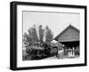 Catskill Mountain Railway Station, Haines Corners, Catskill Mountains, N.Y.-null-Framed Photo