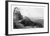 Catskill Mountains, New York, Panoramic Aerial View from the Mountain House-Lantern Press-Framed Art Print