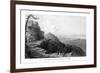 Catskill Mountains, New York, Panoramic Aerial View from the Mountain House-Lantern Press-Framed Art Print