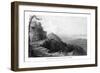 Catskill Mountains, New York, Panoramic Aerial View from the Mountain House-Lantern Press-Framed Art Print