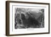 Catskill Mountains, New York, View of Kaaterskill Falls from above the Ravine-Lantern Press-Framed Art Print