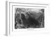 Catskill Mountains, New York, View of Kaaterskill Falls from above the Ravine-Lantern Press-Framed Art Print