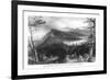 Catskill Mountains, New York, View of Two Lakes and the Mountain House-Lantern Press-Framed Art Print