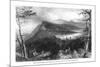 Catskill Mountains, New York, View of Two Lakes and the Mountain House-Lantern Press-Mounted Art Print