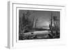 Catskill Mountains, New York, Winter Scene above the Kaaterskill Falls-Lantern Press-Framed Art Print