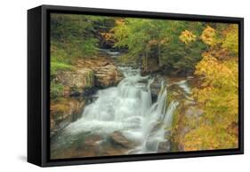 Catskill Roadside Waterfall-Vincent James-Framed Stretched Canvas
