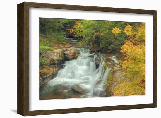 Catskill Roadside Waterfall-Vincent James-Framed Photographic Print