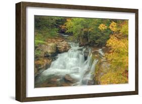 Catskill Roadside Waterfall-Vincent James-Framed Photographic Print