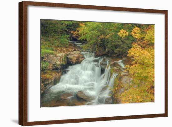 Catskill Roadside Waterfall-Vincent James-Framed Photographic Print