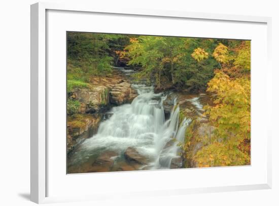 Catskill Roadside Waterfall-Vincent James-Framed Photographic Print