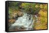 Catskill Roadside Waterfall-Vincent James-Framed Stretched Canvas