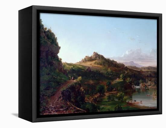 Catskill Scenery, C.1833-Thomas Cole-Framed Stretched Canvas