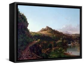 Catskill Scenery, C.1833-Thomas Cole-Framed Stretched Canvas