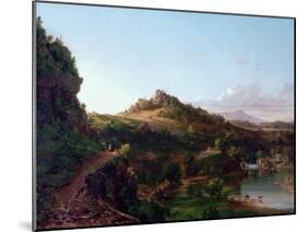 Catskill Scenery, C.1833-Thomas Cole-Mounted Giclee Print