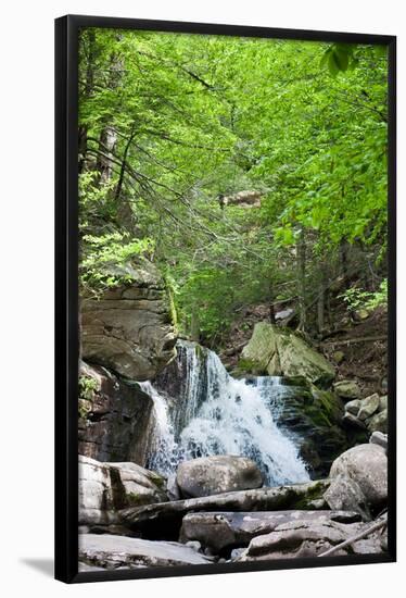 Catskills Hidden Falls Photo Print Poster-null-Framed Poster