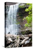 Catskills NY Waterfall Photo Print Poster-null-Stretched Canvas