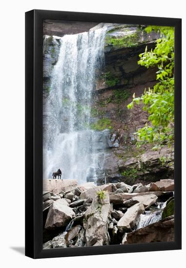Catskills NY Waterfall Photo Print Poster-null-Framed Poster