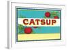 Catsup Label-null-Framed Art Print