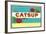 Catsup Label-null-Framed Art Print