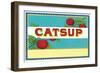 Catsup Label-null-Framed Art Print