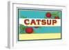 Catsup Label-null-Framed Art Print