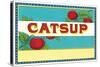 Catsup Label-null-Stretched Canvas